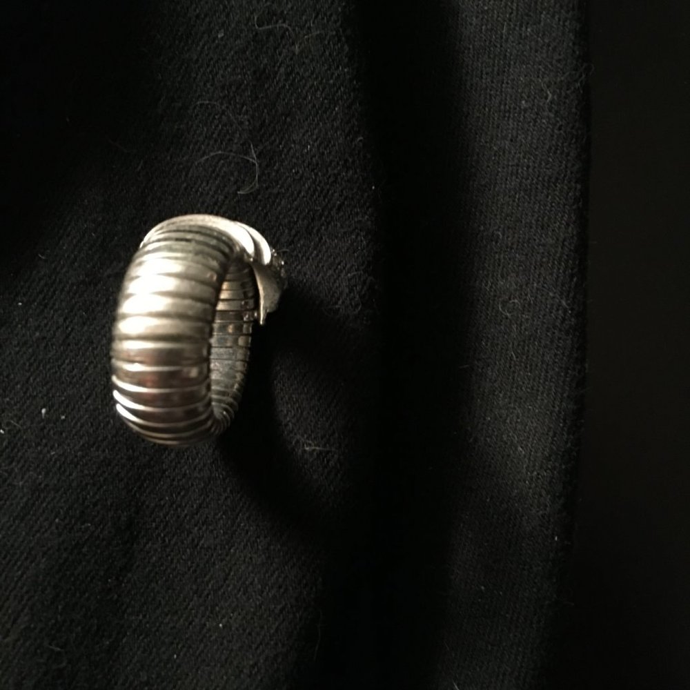 Chico's Rhinestone Silver Ring - Picture 2 of 2